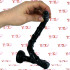 Surucu - Gut Snake Dildo Flessibile 46,5 x 2 cm. Nero - 2