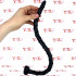 Surucu - Gut Snake Dildo Flessibile 46,5 x 2 cm. Nero - 0