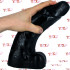 Adric - Fallo Realistico Gigante 27 x 7,5 cm. Nero - 1
