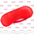 Kit BDSM Starter Pack 4 Pezzi con Manette, Maschera, Piumino e Dadi Rosso - 2