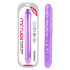 Fallo Doppio Realistico Crystal Jelly Viola 30 x 3.8 cm. - 1