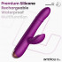 Vibratore Rabbit Perline in Movimento, Vibrazione e Pulsazione APP Ricaricabile USB - 3