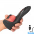 F-Spot Massager - Massaggiatore Vibrante per Glande F-Spot in Silicone Ricaricabile USB Nero - 0