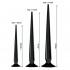 Set di 3 Gut Snake Plug Flessibili 49, 42 e 33,5 x 4,8, 4,3 e 3,5 cm. - 6