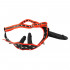 Strap On con Cintura Regolabile con 3 Falli Intercambiabili in Silicone 17 x 4 cm. Nero e Rosso - 2