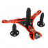 Strap On con Cintura Regolabile con 3 Falli Intercambiabili in Silicone 17 x 4 cm. Nero e Rosso - 3