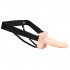 Strap-On Vibrante Cavo per Uomo in Silicone 17,5 x 4,7 cm. Color Carne - 1