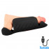 Masturbatore Vibrante in Silicone con 3 Motori Regolabili Ricaricabile USB Nero - 0