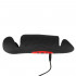 Masturbatore Vibrante in Silicone con 3 Motori Regolabili Ricaricabile USB Nero - 8