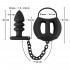 Ball Cage Collegata a Cuneo Anale in Silicone 8 x 2,9 cm. - 8