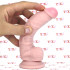 Fallo Realistico in Puro Silicone Morbido e Flessibile 15 x 3,5 cm. - 1