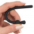 Stimolatore dilatatore uretra maschile a tunnel in silicone nero con stopper 12 x 0,7 cm. - 3