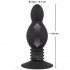 Cuneo Anale in Silicone Nero con Ventosa e Molla 11,8 x 4,1 cm. - 5