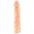 Guaina vibrante allunga pene +2,5 cm. color carne 19 x 3,7 cm. - 2