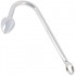 Gancio Anal Hook in alluminio da 24 cm. con plug 5,1 x 3,5 cm. - 3