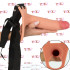 Strap On cavo con anello per testicoli aggiunge 5,5 cm al tuo pene - 0