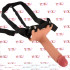 Strap On cavo con anello per testicoli aggiunge 5,5 cm al tuo pene - 1