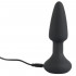 Cuneo Anale Rotante e Vibrante in Silicone con Telecomando Wireless 14,2 x 3,9 cm. Nero - 6