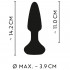 Cuneo Anale Rotante e Vibrante in Silicone con Telecomando Wireless 14,2 x 3,9 cm. Nero - 7