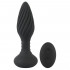 Cuneo Anale Effetto Rimming Vibrante in Silicone 15,1 x 4,2 cm. Telecomando Ricaricabile USB - 1