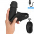 Guaina Vibrante Telecomandata in Silicone Ricaricabile USB Allunga Pene +8 cm - 0