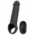 Guaina Vibrante Telecomandata in Silicone Ricaricabile USB Allunga Pene +8 cm - 1