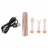 Potente Stimolatore con 3 Punte in Silicone Intercambiabili Rosa Ricaricabile con USB - 7