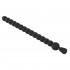 Stimolatore Dilatatore Uretra a Tunnel con Rilievi in Silicone con Stopper 13 x 1 cm. Nero - 5