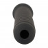 Stimolatore Dilatatore Uretra a Tunnel con Rilievi in Silicone con Stopper 13 x 1 cm. Nero - 2