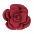 Rose Butt Plug - Cuneo Anale in Silicone con Butt Rose 10,7 x 3 cm. Rosso - 3