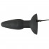 Cuneo Anale in Silicone con Effetto Thumping al Centro 15 x 4,3 cm. con Telecomando Ricaricabile con USB Nero - 4