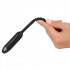 Stimolatore dilatatore uretra maschile vibrante con perle in silicone 19 x 0,8 cm. - 3