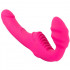 Strap On Vibrante Senza Lacci in Puro Silicone Ricaricabile USB 21,8 x 3,9 cm. - 0