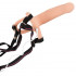 Strap On Cavo Vibrante con Anello per Testicoli Aggiunge 6 cm al tuo Pene - 1