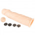 Guaina vibrante allunga pene +2,5 cm. color carne 19 x 3,7 cm. - 7
