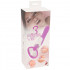 Vibratore lecca clitoride e succhia vagina in silicone fucsia 3 in 1 - 10