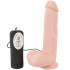 Vibratore realistico rotante in silicone color carne 20 x 4,4 cm. - 2
