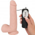 Vibratore realistico rotante in silicone color carne 20 x 4,4 cm. - 3