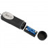 Vibratore realistico rotante in silicone color carne 20 x 4,4 cm. - 5