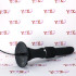 Sex machine portatile con vibratore in silicone nero con ventosa 28,5 x 3,2 cm. - 3