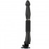Sex machine portatile con vibratore in silicone nero con ventosa removibile 36,3 x 3,2 cm. - 3