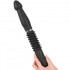 Sex machine portatile con vibratore in silicone nero con ventosa removibile 36,3 x 3,2 cm. - 7