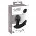 Plug Anale Gonfiabile Vibrante Indossabile in Silicone con Telecomando 10,7 x 3,4 cm. Nero - 8