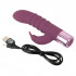 Rabbit Vibe - Vibratore Rabbit in Silicone 13 x 3,2 cm. Magenta Ricaricabile con USB - 9