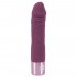 Mini Vibratore Realistico in Silicone Ricaricabile USB 14,3 x 3 cm. Violetto - 1