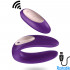 Satisfyer Double Plus Remote Vibratore per Coppia in Puro Silicone Ricaricabile USB con Telecomando - 0