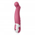 Satisfyer Petting Hippo Vibratore Punto G in Silicone Flessibile 23 x 4 cm. Fucsia Ricaricabile USB - 1