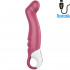 Satisfyer Petting Hippo Vibratore Punto G in Silicone Flessibile 23 x 4 cm. Fucsia Ricaricabile USB - 0