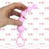 2 Catene Anale da 5 Bulbi Progressivi 20,5 x 2,8 e 20,5 x 3,3 cm. in Silicone Rosa e Azzurro - 2