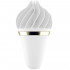 Satisfyer Sweet Treat Lecca Clitoride Portatile a Forma di Gelato in Silicone Bianco - 3